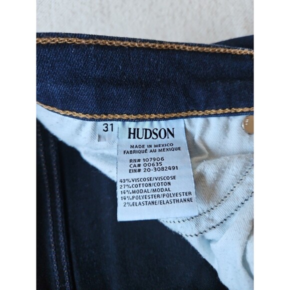 Hudson Petite Size Love Midrise Bootcut Denim Jeans Sz 31 EUC - Picture 4 of 12